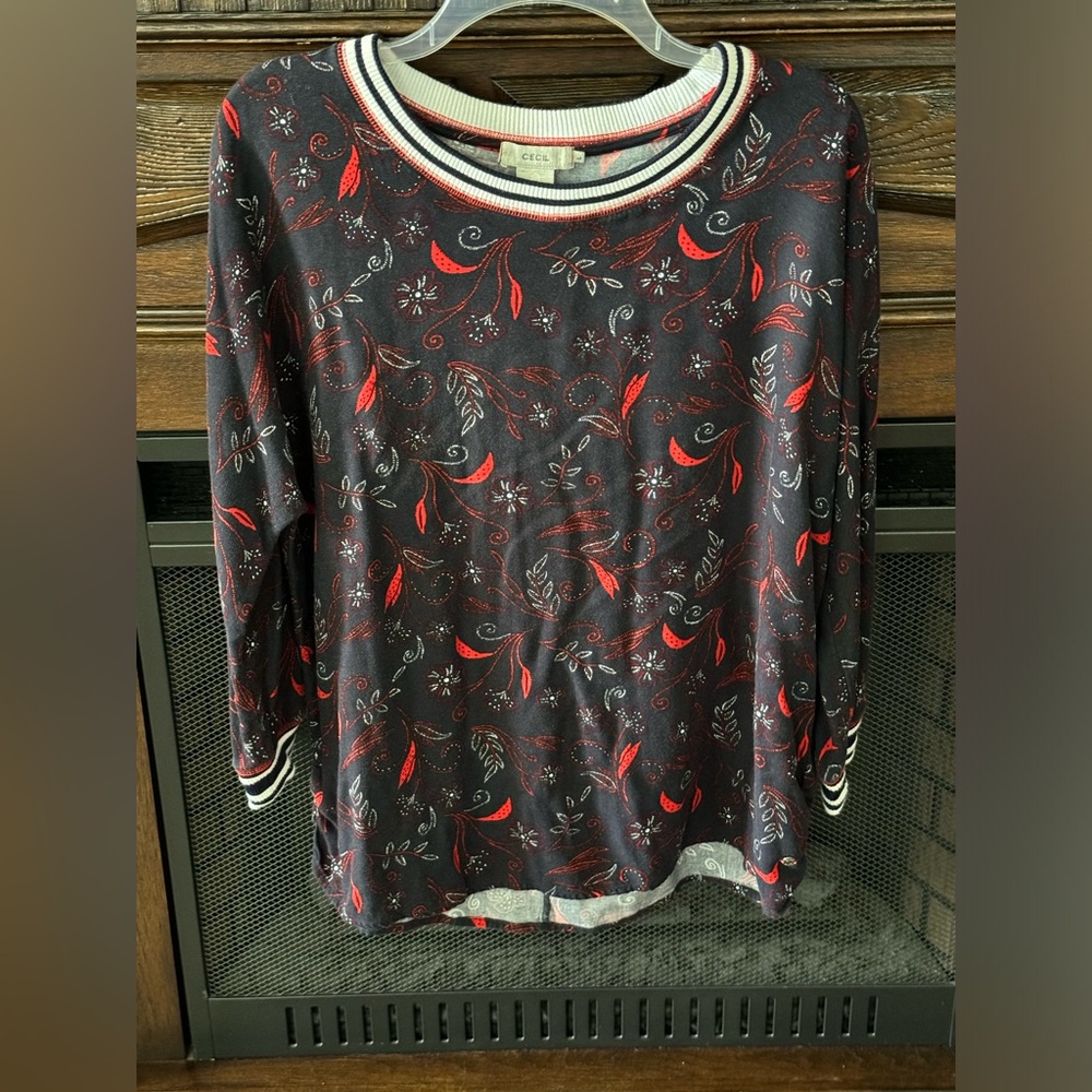 CECIL 3/4 sleeve top